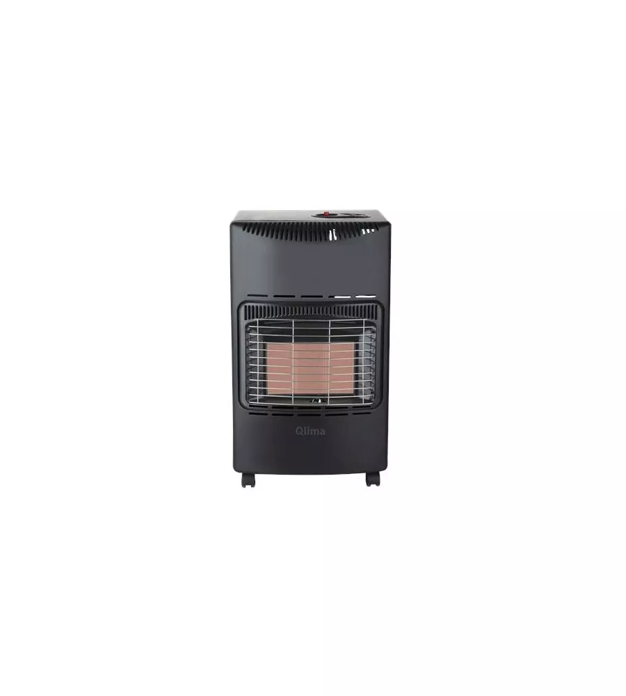 Stufa a gas portatile qlima "gh1142r" nero 4200 w